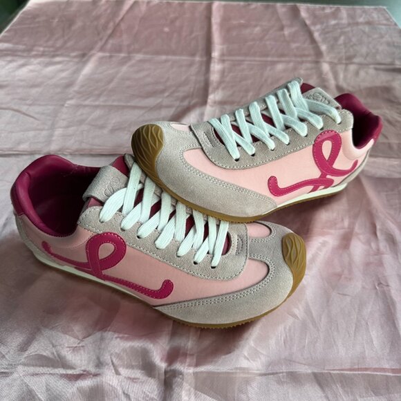 Loewe Flow Retro Runner Sneakers Petal Pink - Picture 1 of 9